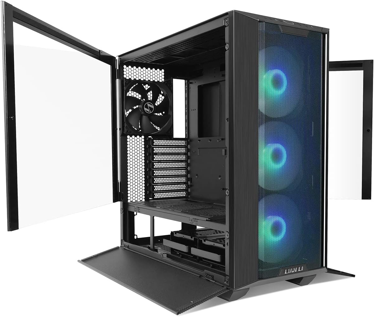 Lian Li LANCOOL 3 (3R-X) MESH ARGB ATX Mid Tower 4x140mm Fans (Black) Gaming Case Lian Li LANCOOL 3 (3R-X) MESH ARGB ATX Mid Tower 4x140mm Fans (Black) Gaming Case
